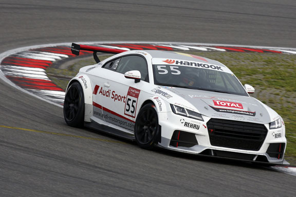 Een raceweekend met hoogte- en dieptepunten voor Van de Poele in Audi Sport TT Cup